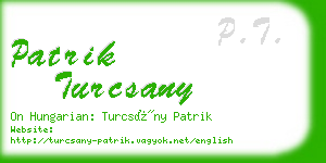 patrik turcsany business card
